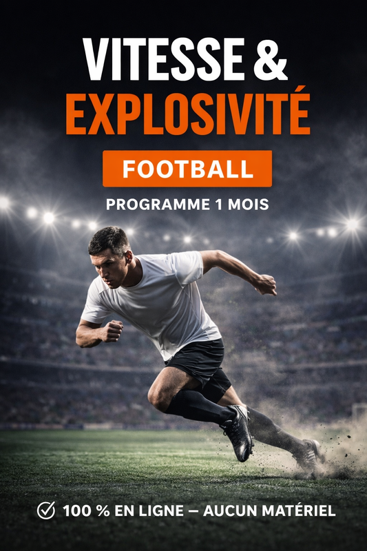 Vitesse & Explosivité Football – Programme 100 % Sans Matériel (4 Semaines)